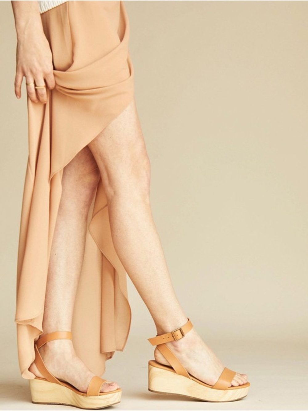 Nisolo Sarita Genuine Leather Wedge Sandals
